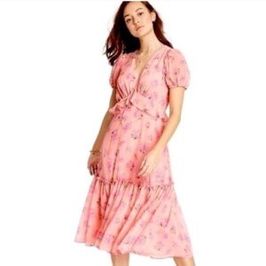 LoveShackFancy Target Collab Floral Midi Dress